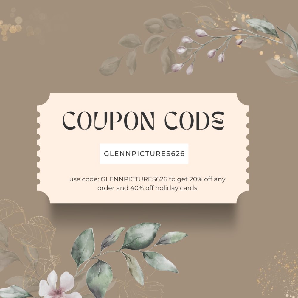 Green Floral Coupon Code Discount Instagram Post - 1